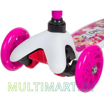 Самокат Novatrack Disco-Kids Print 120H.DISCOKIDS.SWPN20 (розовый, 2020) картинка 4
